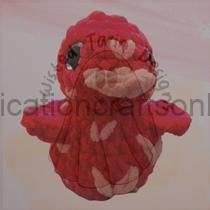 large crocheted duck