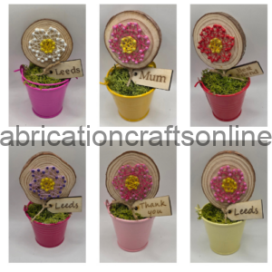 personalised string art flower in mini bucket

handmade gift 