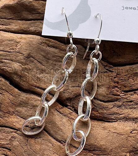 circle sterling silver pendant necklace 