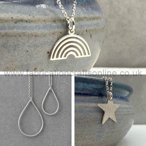 pebble pendants created from recycled sterling silver each one of these is unique due to the method of making the silver is melted to create the organic pebble shape this is sometimes refined by hammering or stamping or just left in its original smooth rounded shape all come on a cm sterling silver belcher chain 