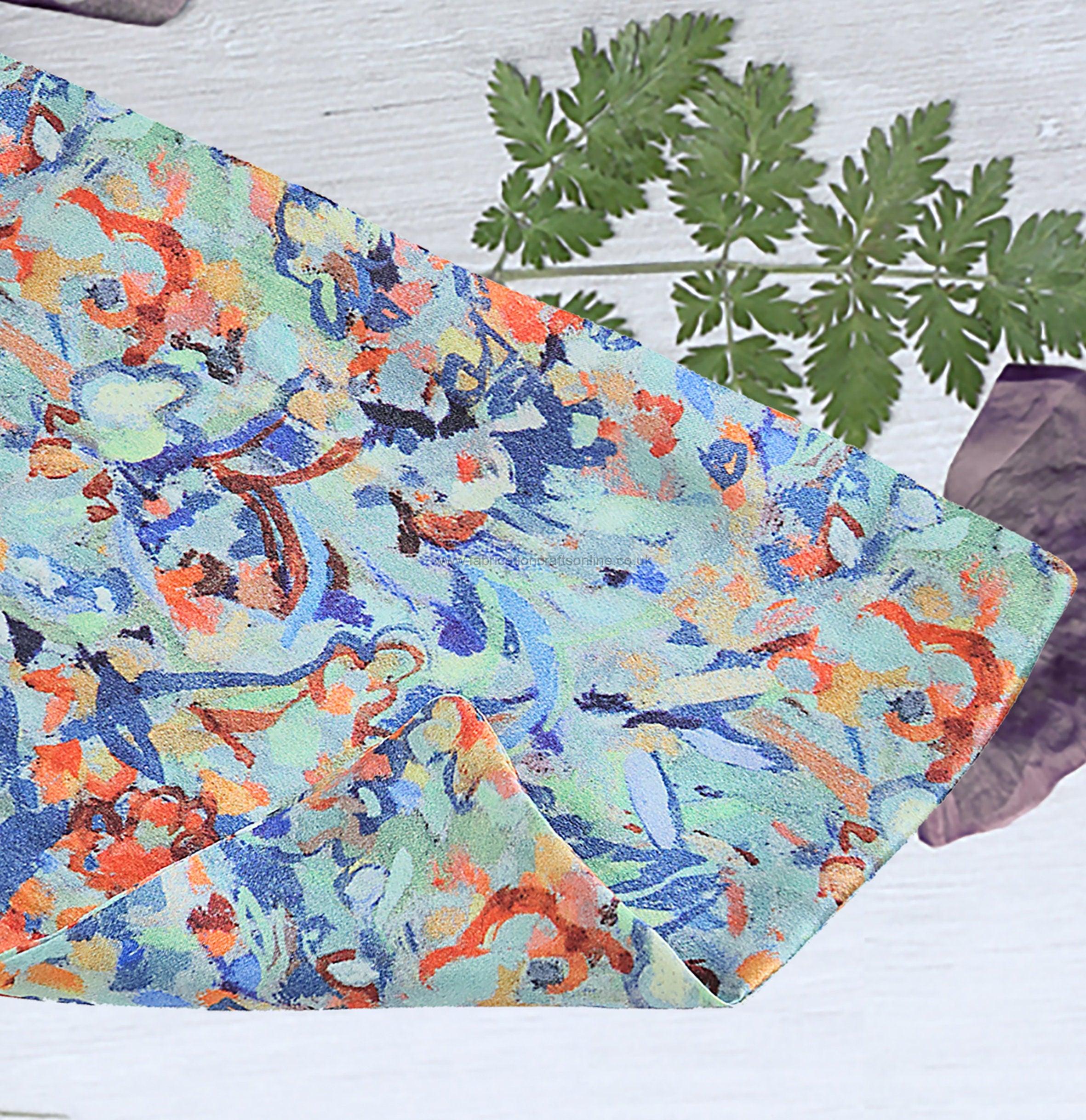 silk scarf handpainted design 