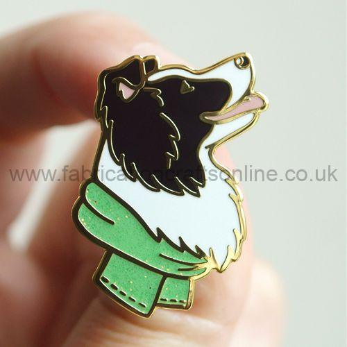 jes dog enamel lapel pin badge product only available in store cute hard enamel cloisonne lapel pin badge in various dog breed designs including border collies greyhounds and labradors in multiple colours please see in store for the current selection as this changes regularly