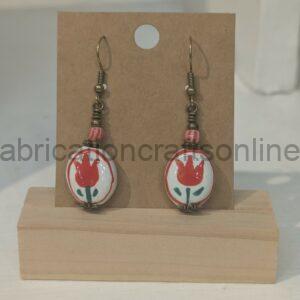 Ceramic Bead Earrings