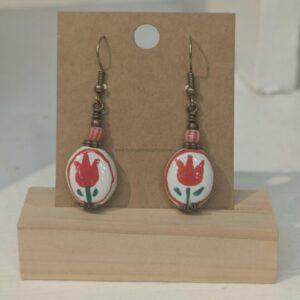 Ceramic Bead Earrings