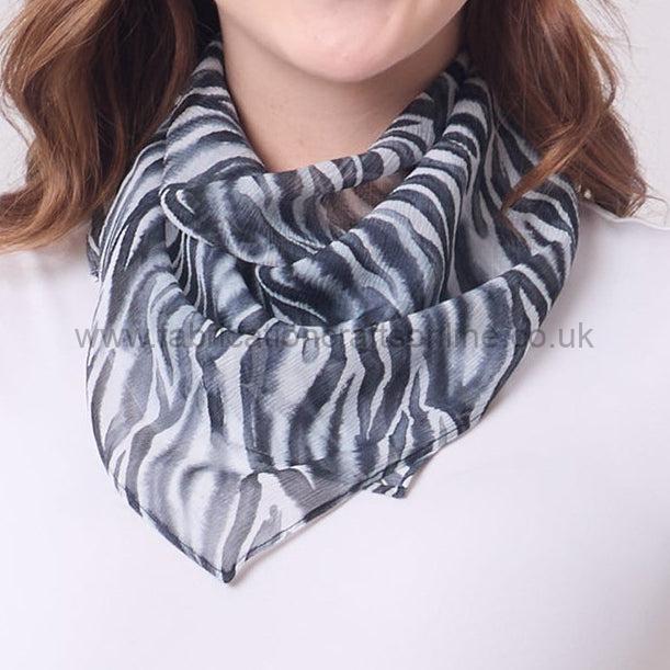 chiffon silk neckerchief square bandana