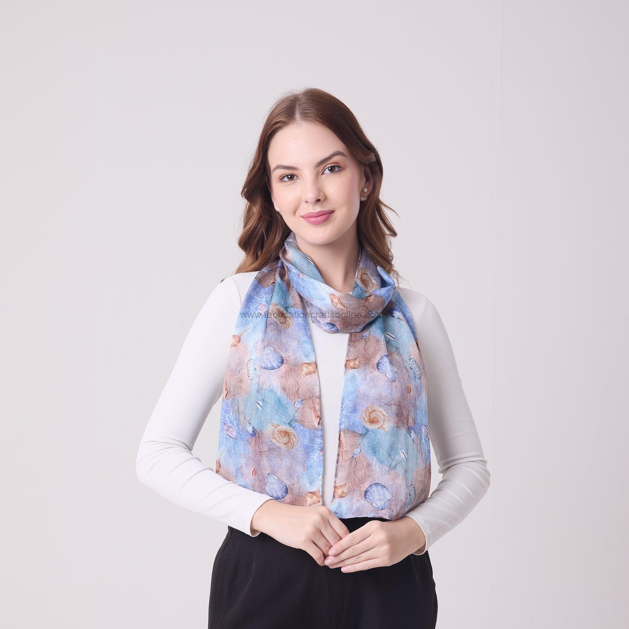 silk scarf handpainted design