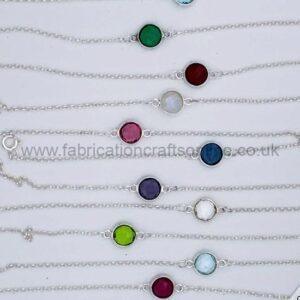 STERLING SILVER BIRTHSTONE JEWELLERY