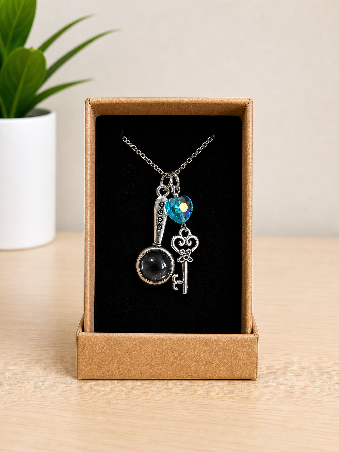 ldc necklace
this product is click and collect only not for shipping
this photo is for a general idea please visit the shop to see the full necklace collection
all of our jewellery hardware is lead and nickel free plated metal or stainless steel
they make the perfect gift for any occasion whether its a birthday anniversary or just to show your love
go on and make someones day with a very special and unique gift
or why not just treat yourself