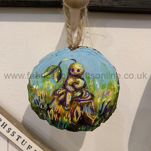 stained glass panel suitable for hanging on a light coloured wall or in a window 
