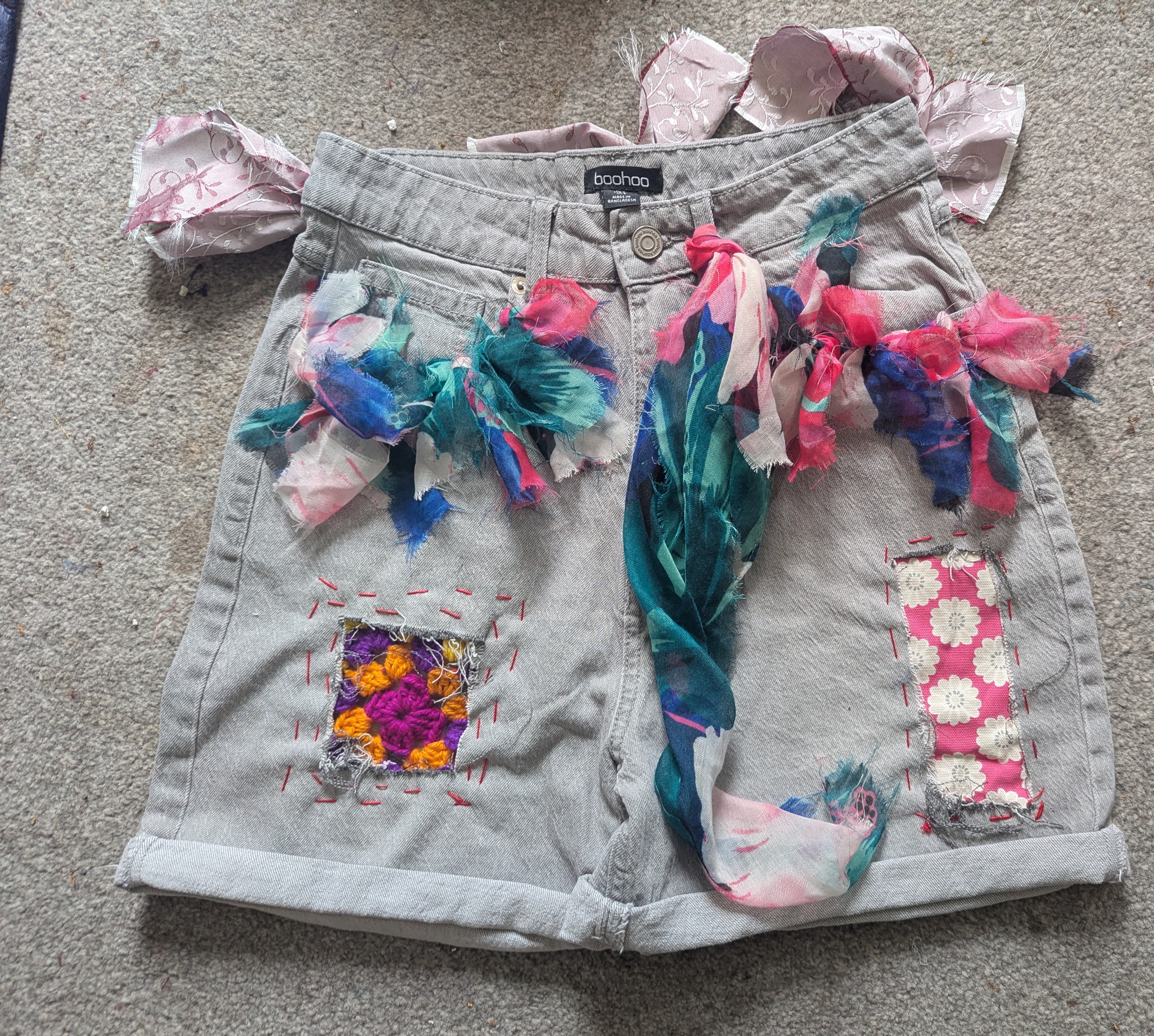 intercepted fast fashion refashioned into a well loved garment