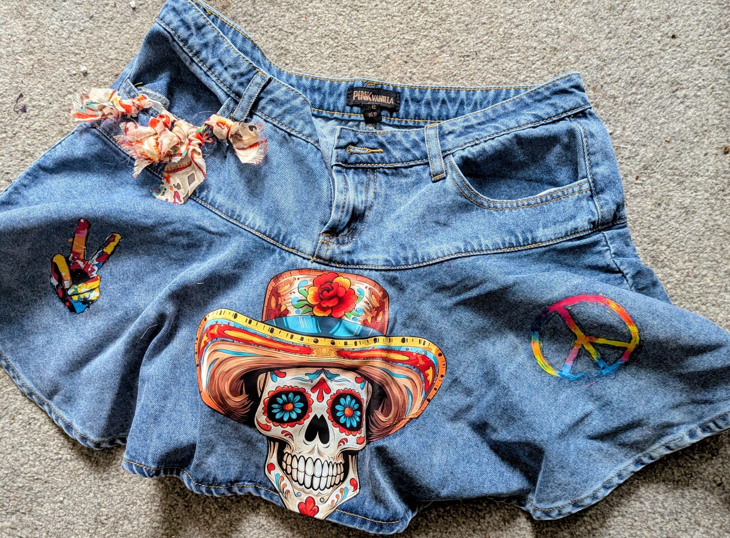 intercepted fast fashion refashioned into a well loved garment