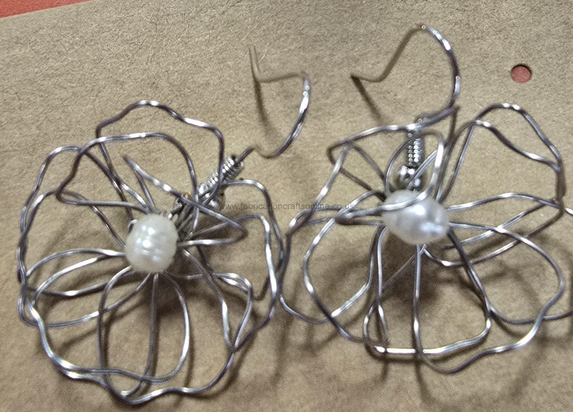 mix of glass gemstones and crystals hair accessories