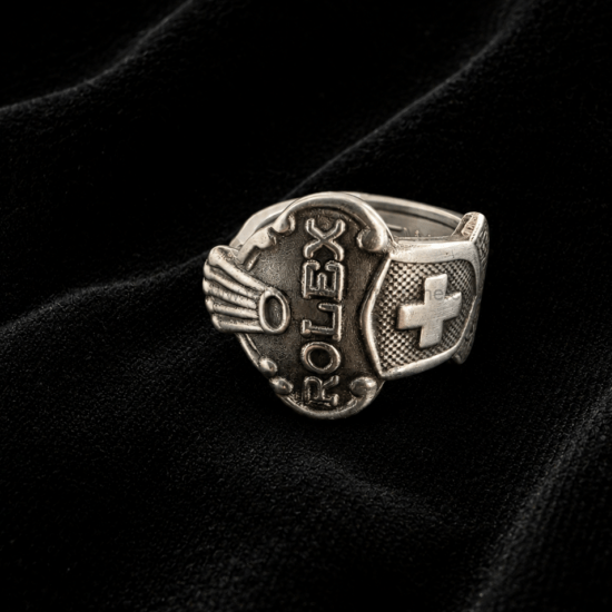 spoon ring rolex handcrafted vintage spoon ring with an elegant floral and scroll design carefully shaped from a vintage spoon and polished to a bright finish creating a timeless statement piece uk size t½