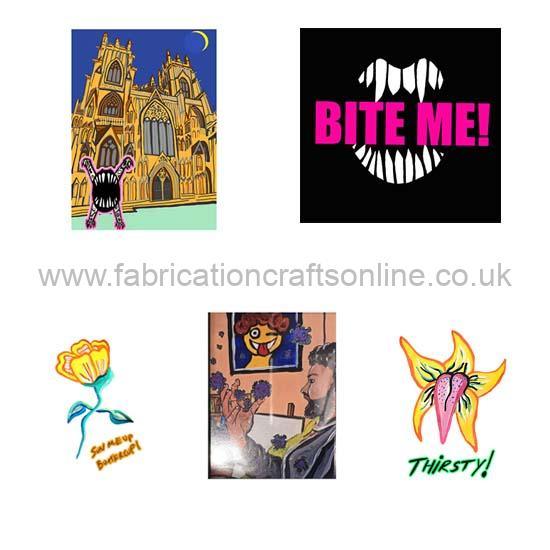 framed mouthy prints framed mouthy prints
art prints of various mouthy designs mixed media illustrations in fabulous and leeds themed
more prints from original acrylic portrait paintings
all framed in a black wooden frame with glass insert