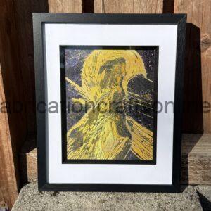 Light 2 Original Lino Cut