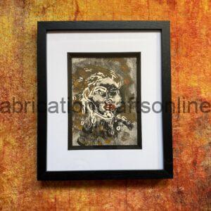Unspoken Original Collagraph Print