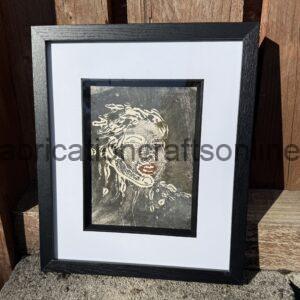 Unspoken Original Collagraph Print ALV20018