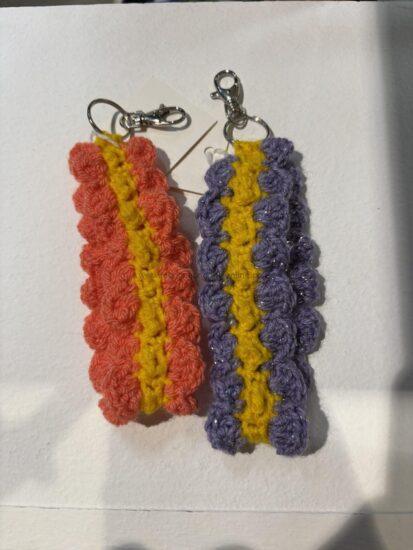 wristlet worry worm

handmade crochet worry worm mjs pretty stitches
