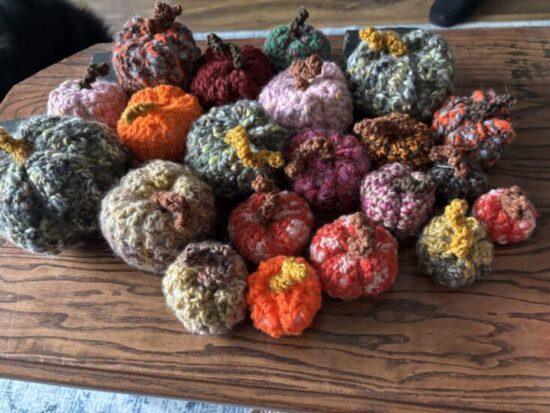 crochet pumpkins mac silicone beaded necklace

completely metal free jewellery in brightly coloured silicone

examples only available to purchase in the leeds store

not available for shipping