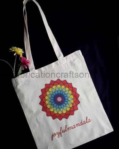 mandala tote bag