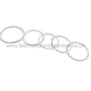STERLING SILVER BOBBLE RINGS