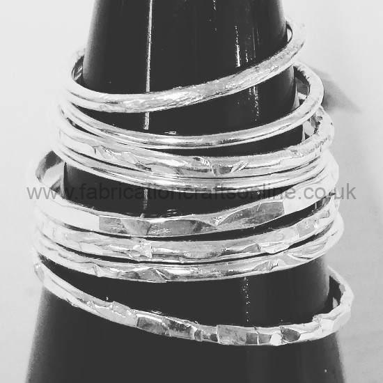 sterling silver skinny stacker ring