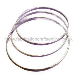 TEXTURED STERLING SILVER BANGLE