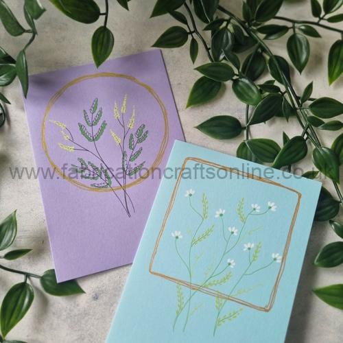 hand drawn floral doodle cards