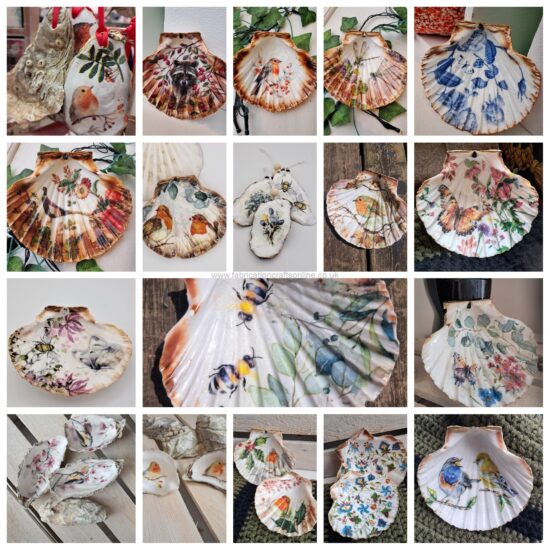 decorative decoupaged shell decorative bubble wooden or plastic decoupaged