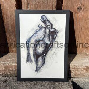 You are Held Framed Art Print