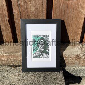Breathing Through A5 Framed Art Print