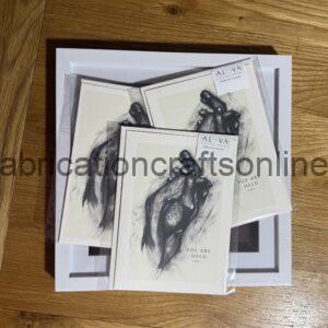 you are held art greeting card