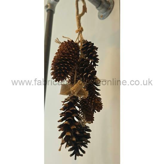 pinecone decoration pinecone with bow