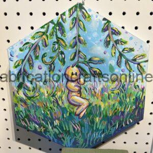 Painted canvas
